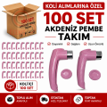 Akdeniz Pembe Takım 100 Set Seti 40 TL