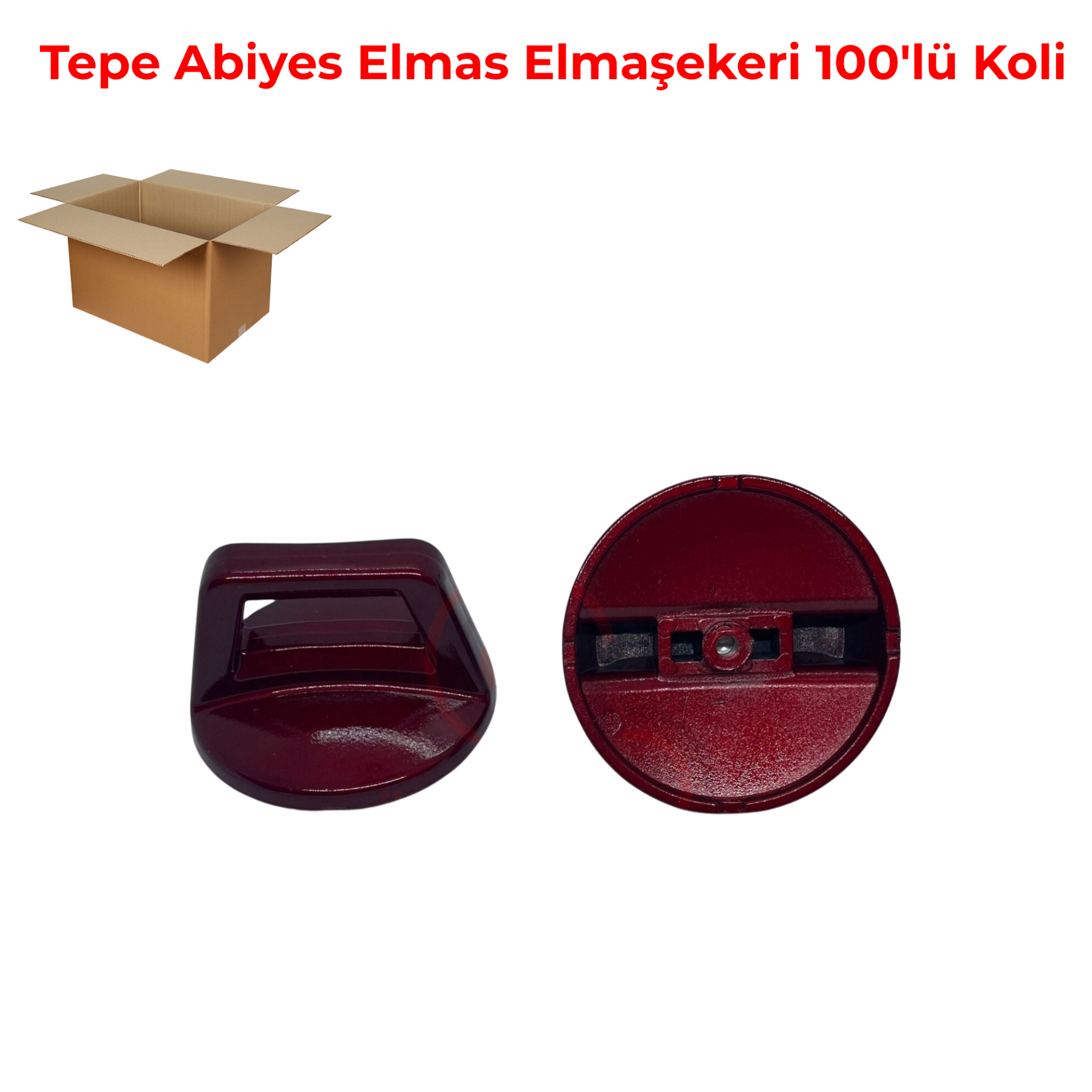 Tepe Abiyes Elmas Elmaşekeri 100'lü Koli