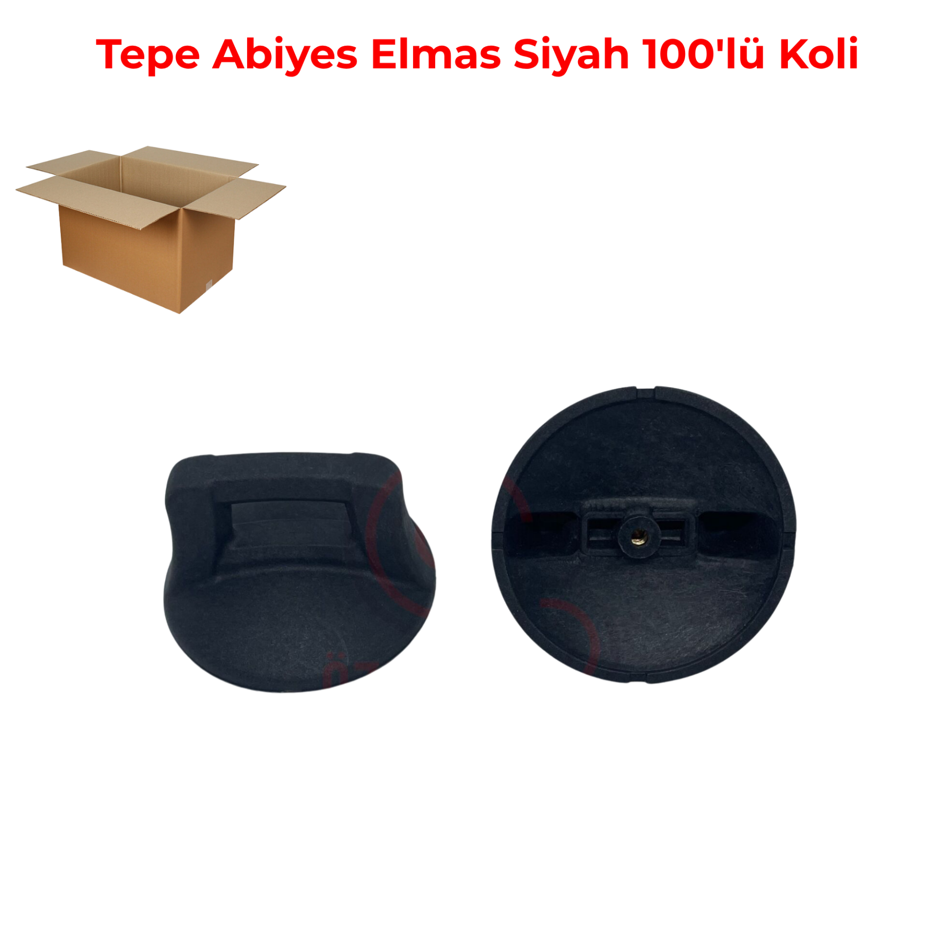 Tepe Abiyes Elmas Siyah 100'lü Koli