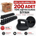 Tepe Abiyes Elmas Siyah 200 adet Tanesi 7 TL