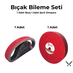 Bıçak Bileme Seti – Skoç ve Şerit Zımpara Profesyonel Set