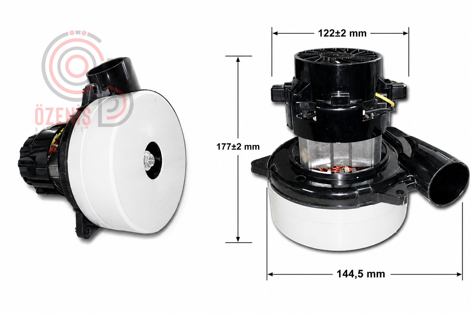MOTOR BT 70 Egzozlu Çift Sargı Bakır 220 V 1400 W