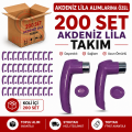 Akdeniz Lila Takım 200 Set Seti 40 TL