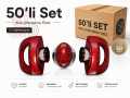 Tencere Kulp Truva Kızıl Granit Takım 50 Set Seti 60 TL