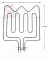 Fırın Rezistansı Arçelik1500+2000W
