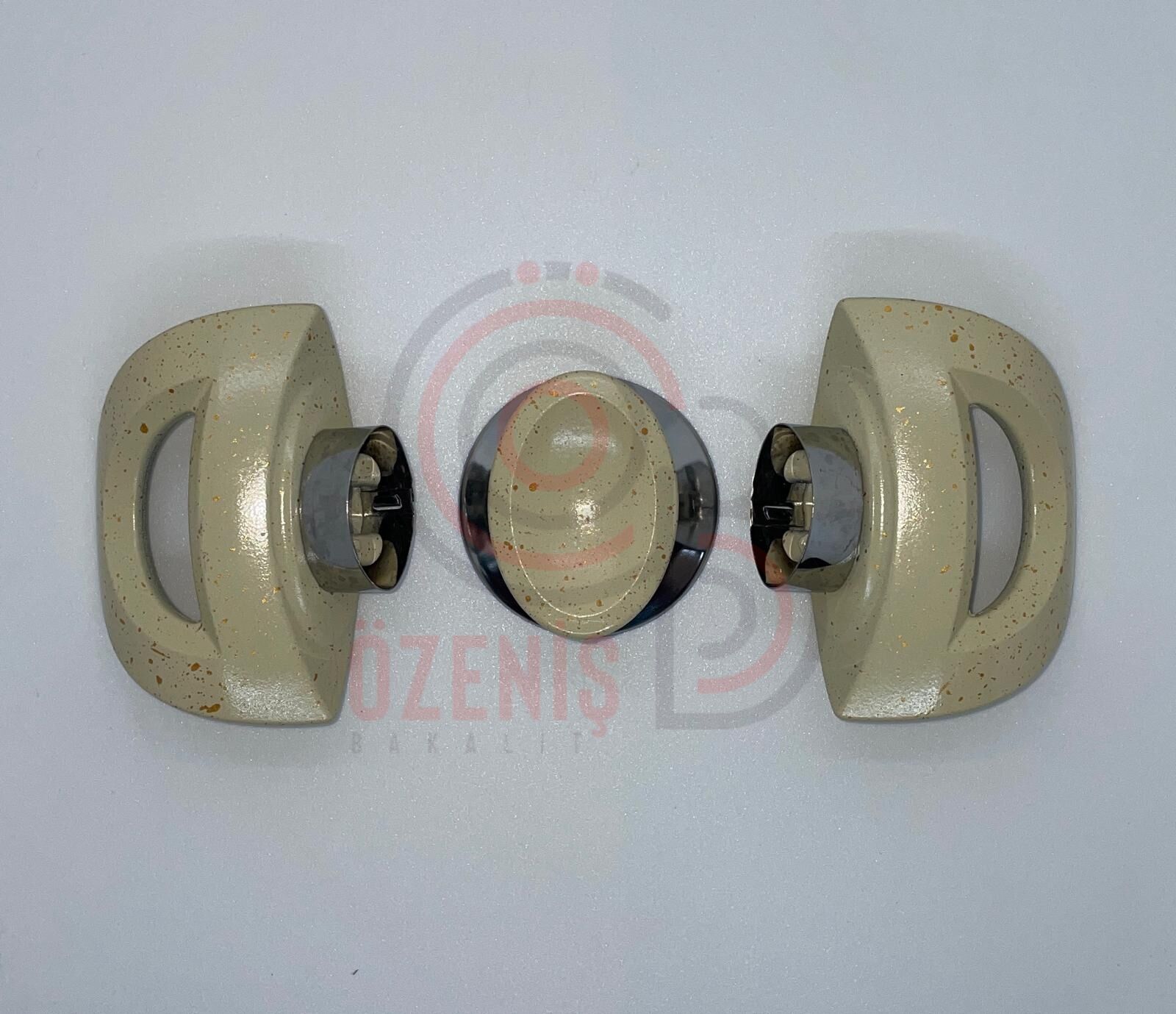 Tencere Kulp Truva Krem Granit Takım