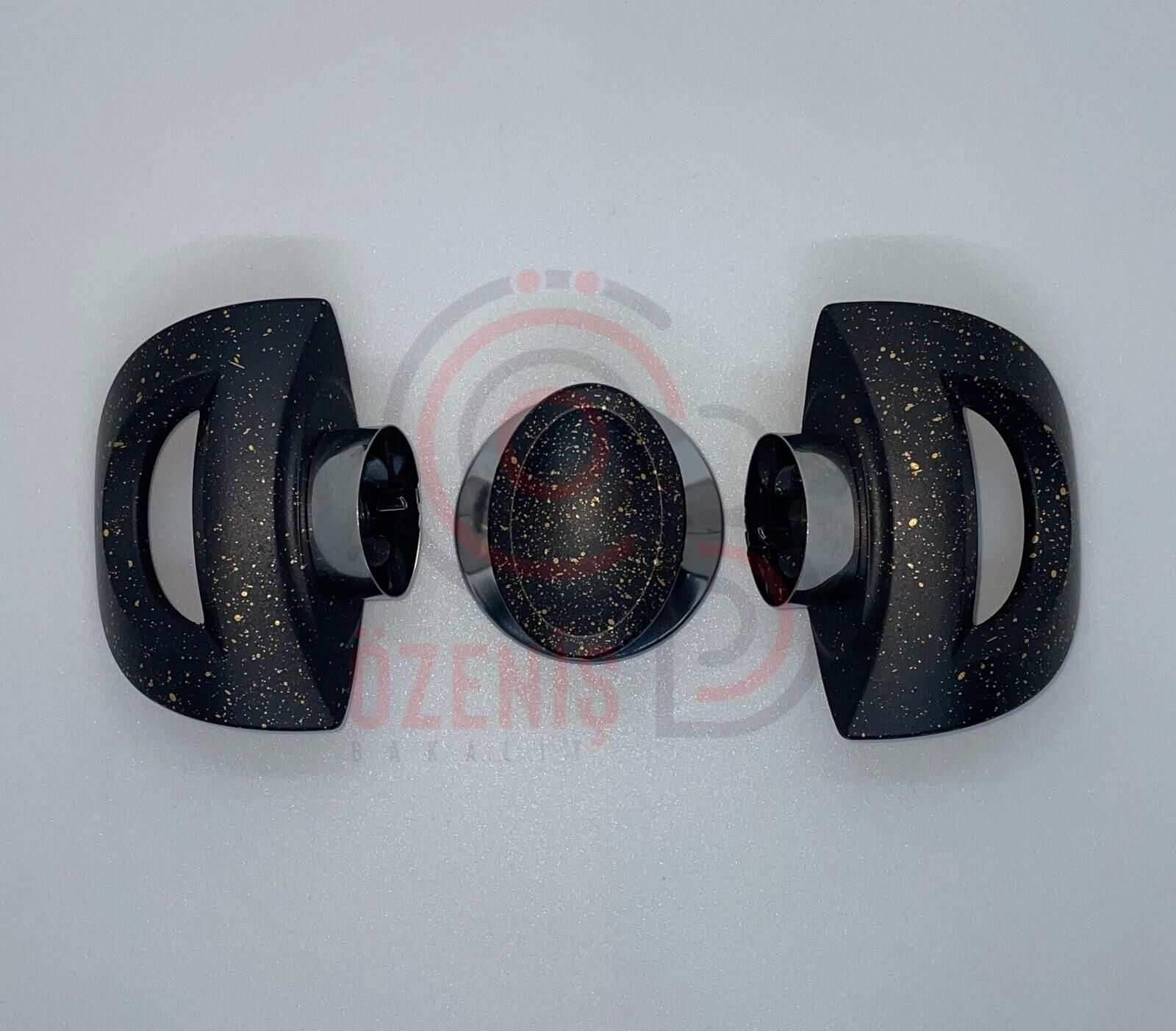 Tencere Kulp Truva Siyah Granit Takım