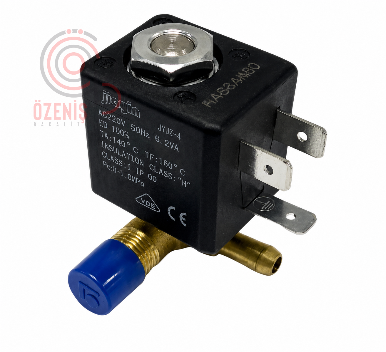 Buharlı Ütü Selonoid Valf JIAYIN JYZ-4P0101 Küçük Boy Bobin
