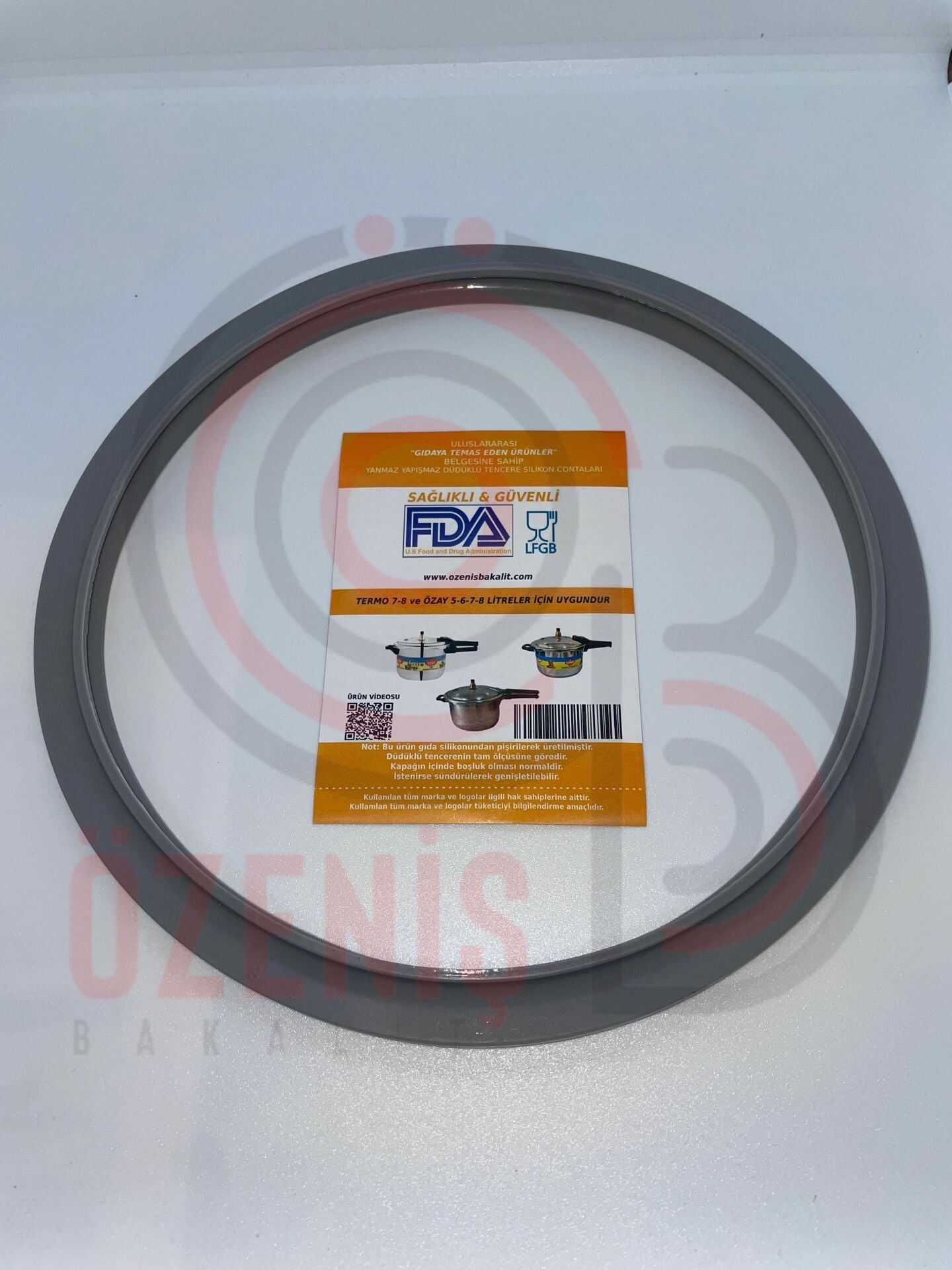 Düdüklü Lastiği Termo 7 - 8 FDA Garantili Belgeli Lastik