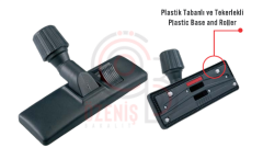Süpürge Emicisi Ayarlı Tekerli Emici (Contalı)