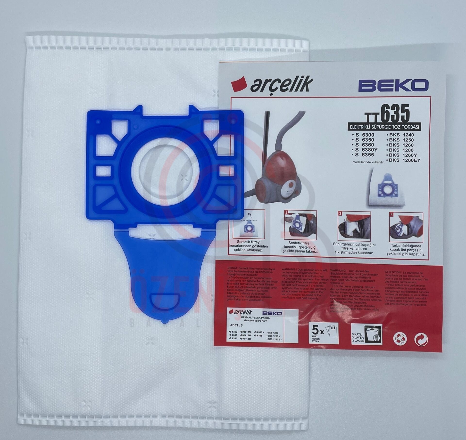 Sms Fer 1. Kalite 635 Pileli Kalın Uyumlu