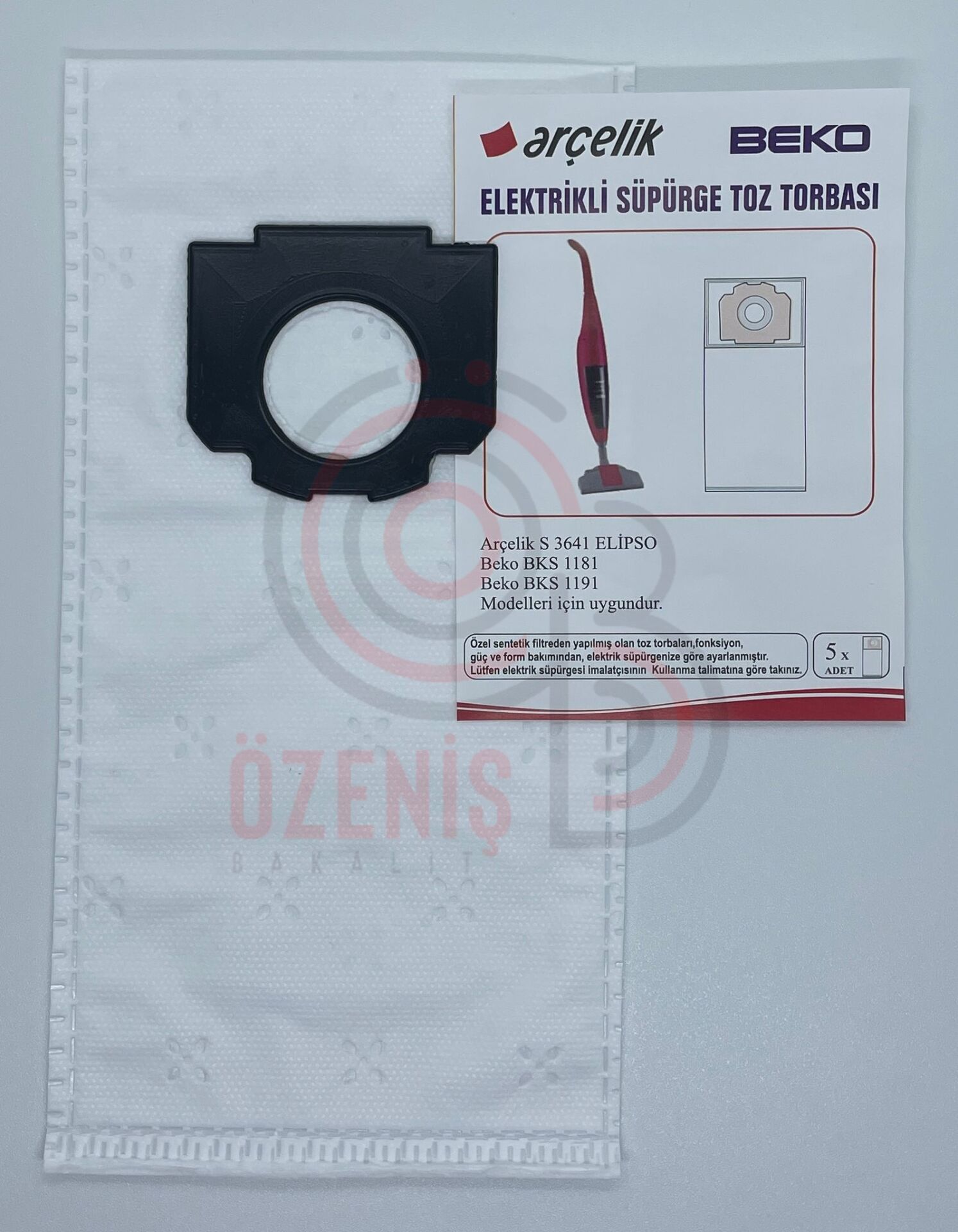 Sms 1. Kalite Arçelik Elipso Uyumlu Toz Torbası