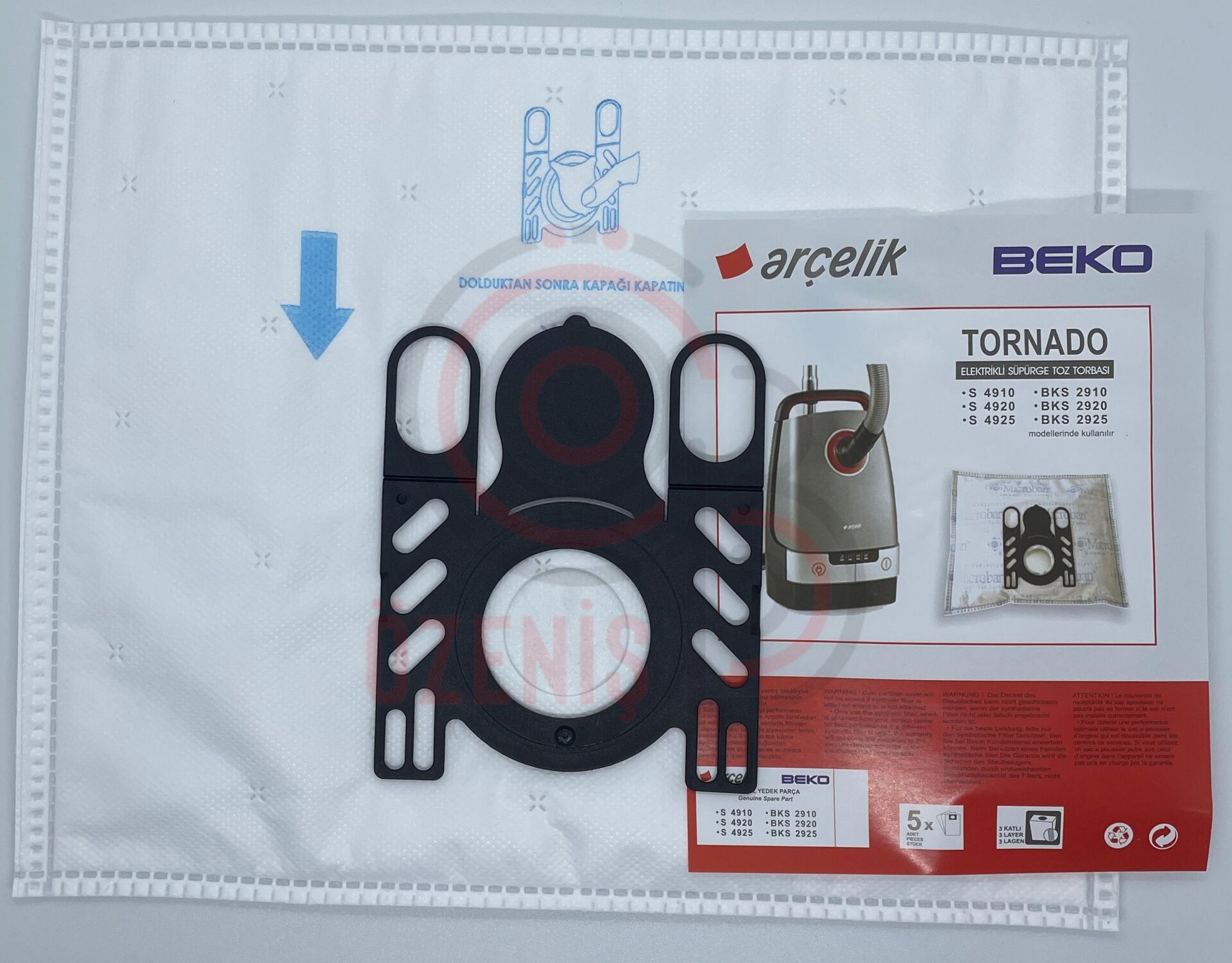 Sms Fer 1. Kalite Arçelik Tornado Zio Uyumlu