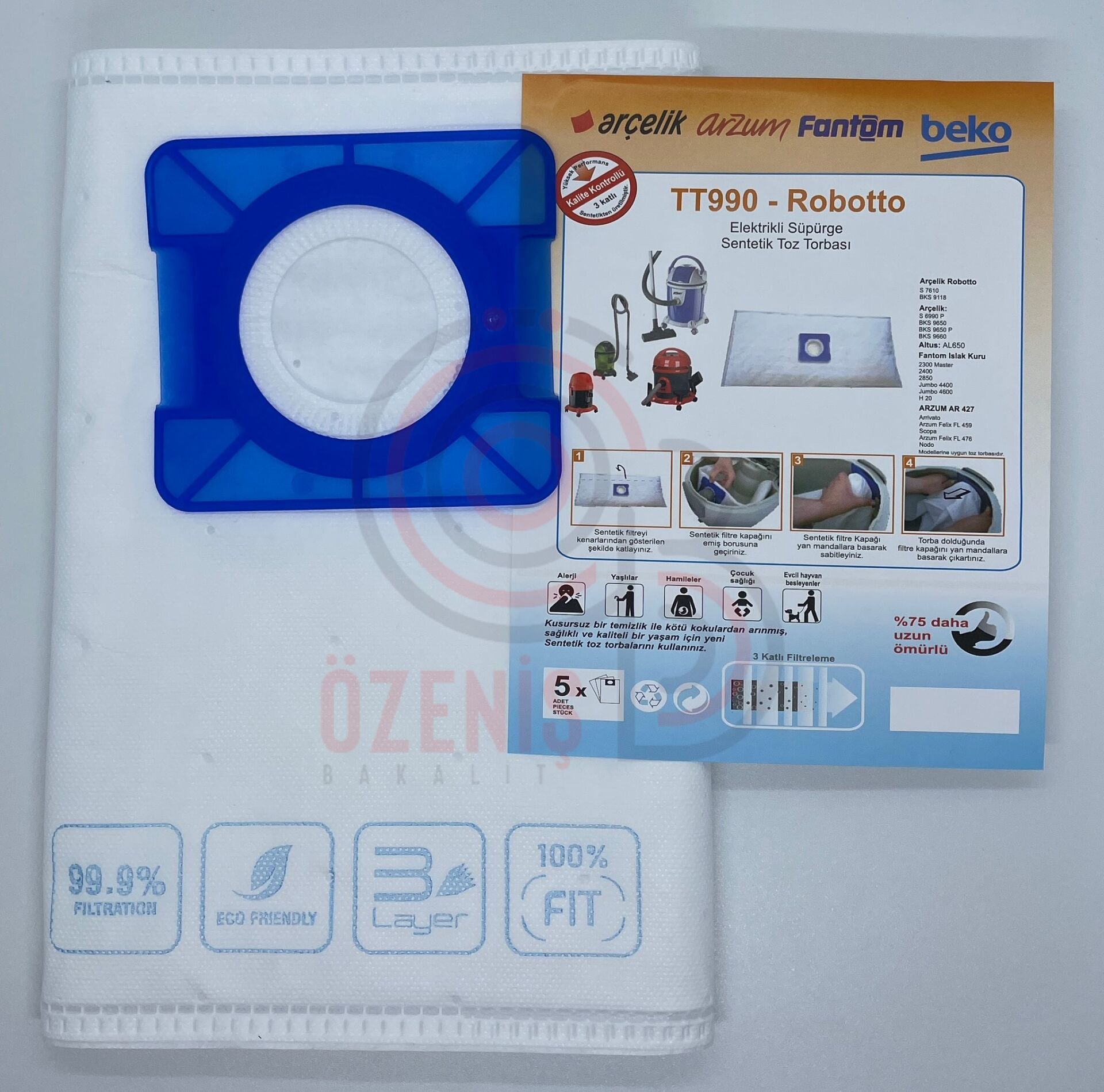 Sms Fer 1. Kalite 990 Robotto Uyumlu