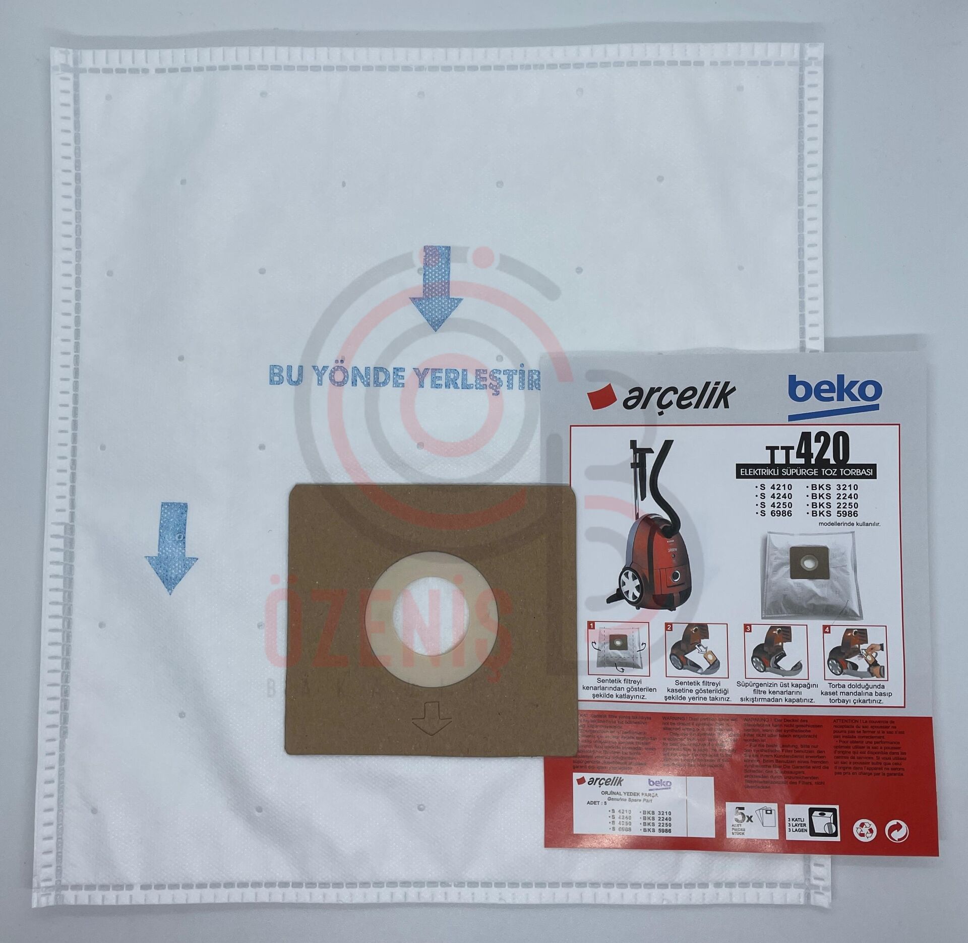 Sms Fer 1. Kalite Arçelik 4240 Microban Jaguar Uyumlu