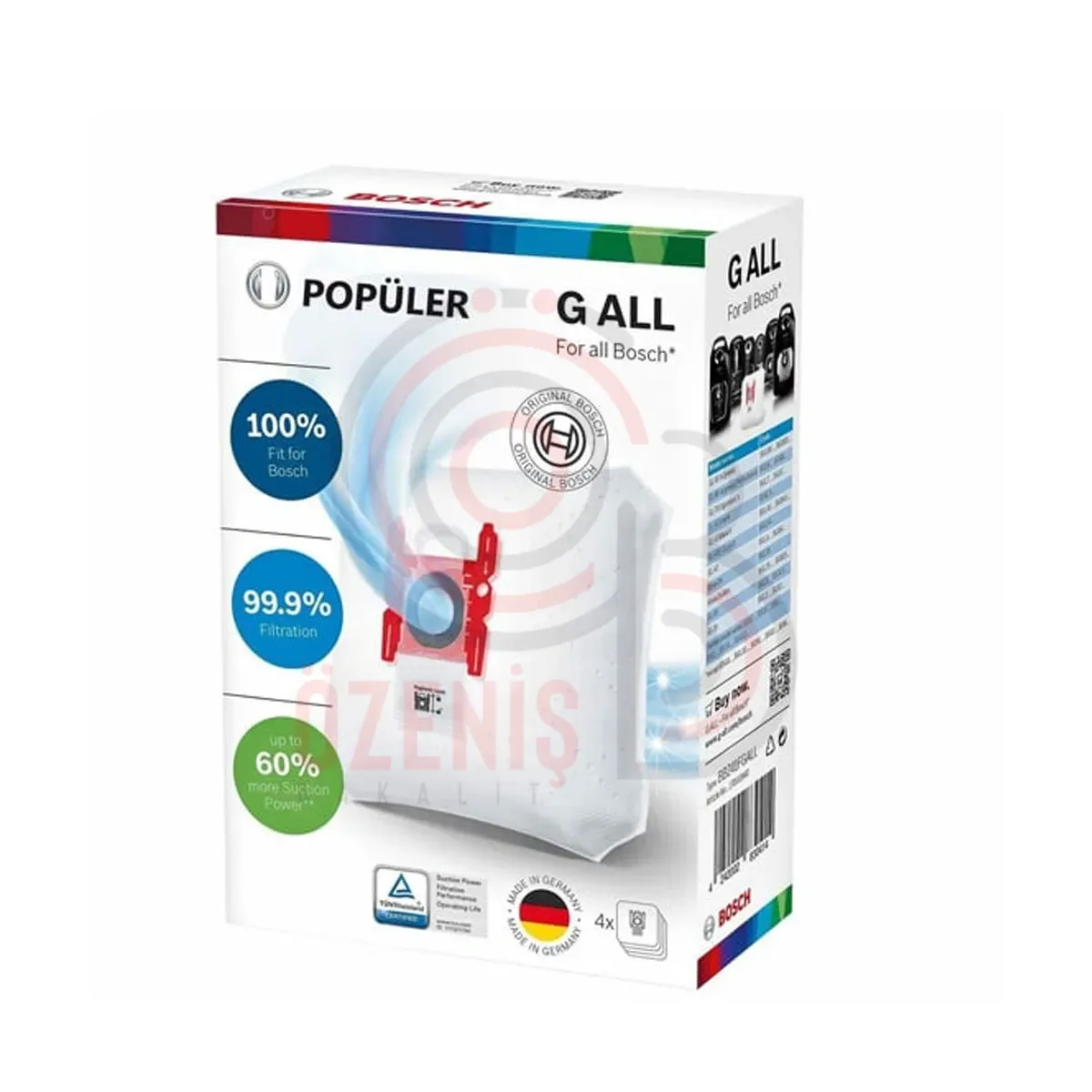 Sms Fer 1. Kalite Kutu Set Bosch Type G All Kırmızı