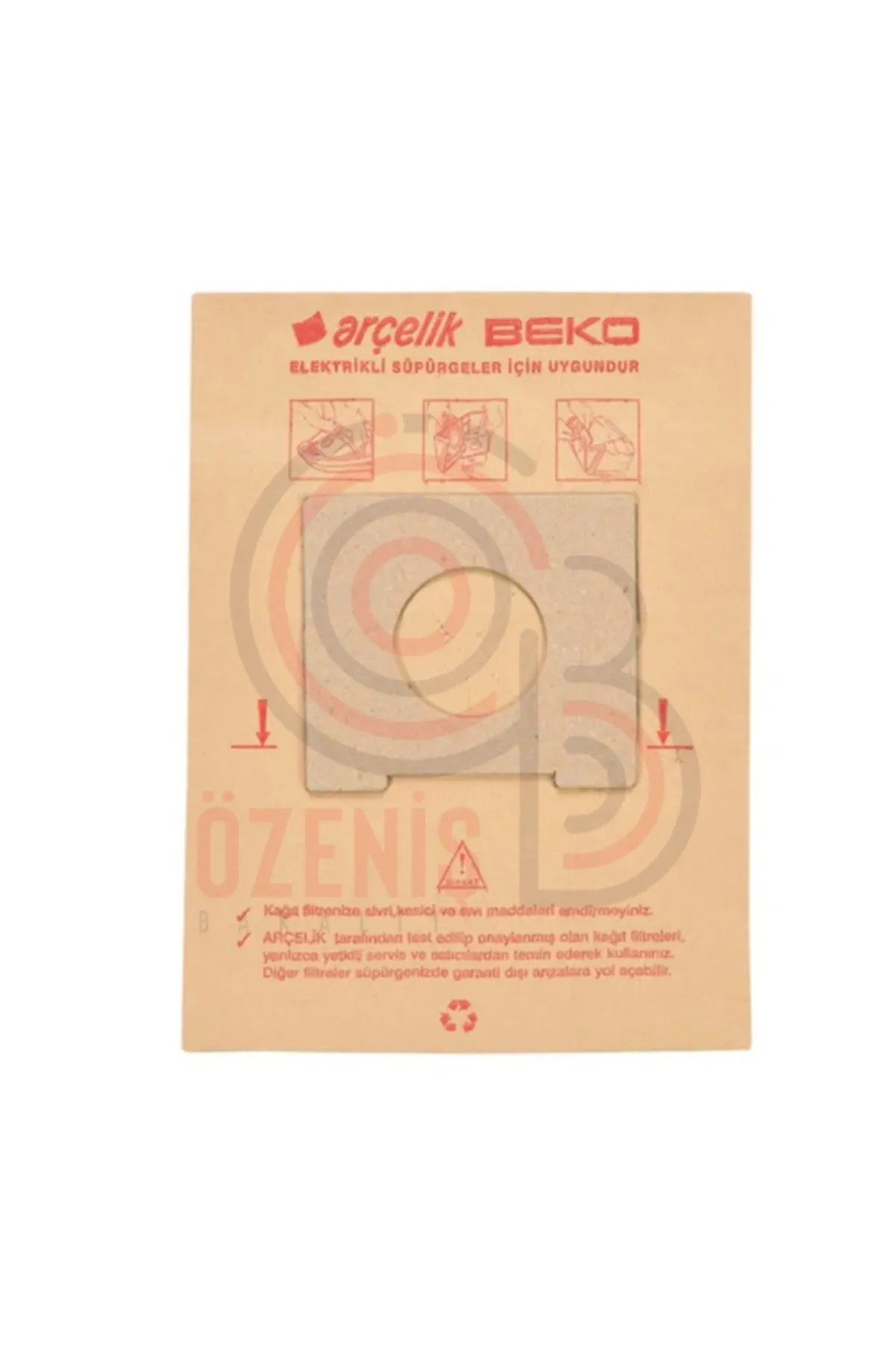 Kağıt Torba Fer 1. Kalite Arçelik Mite Buster