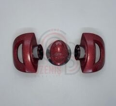 Tencere Kulp Truva Kızıl Granit Takım