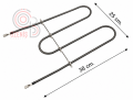 Kumtel Fırın Rezistansı 1000w (25 cm - 38 cm)