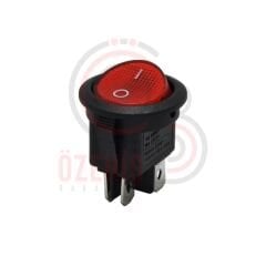 Yuvarlak 0-1 Işıklı Anahtar 2'li Paket