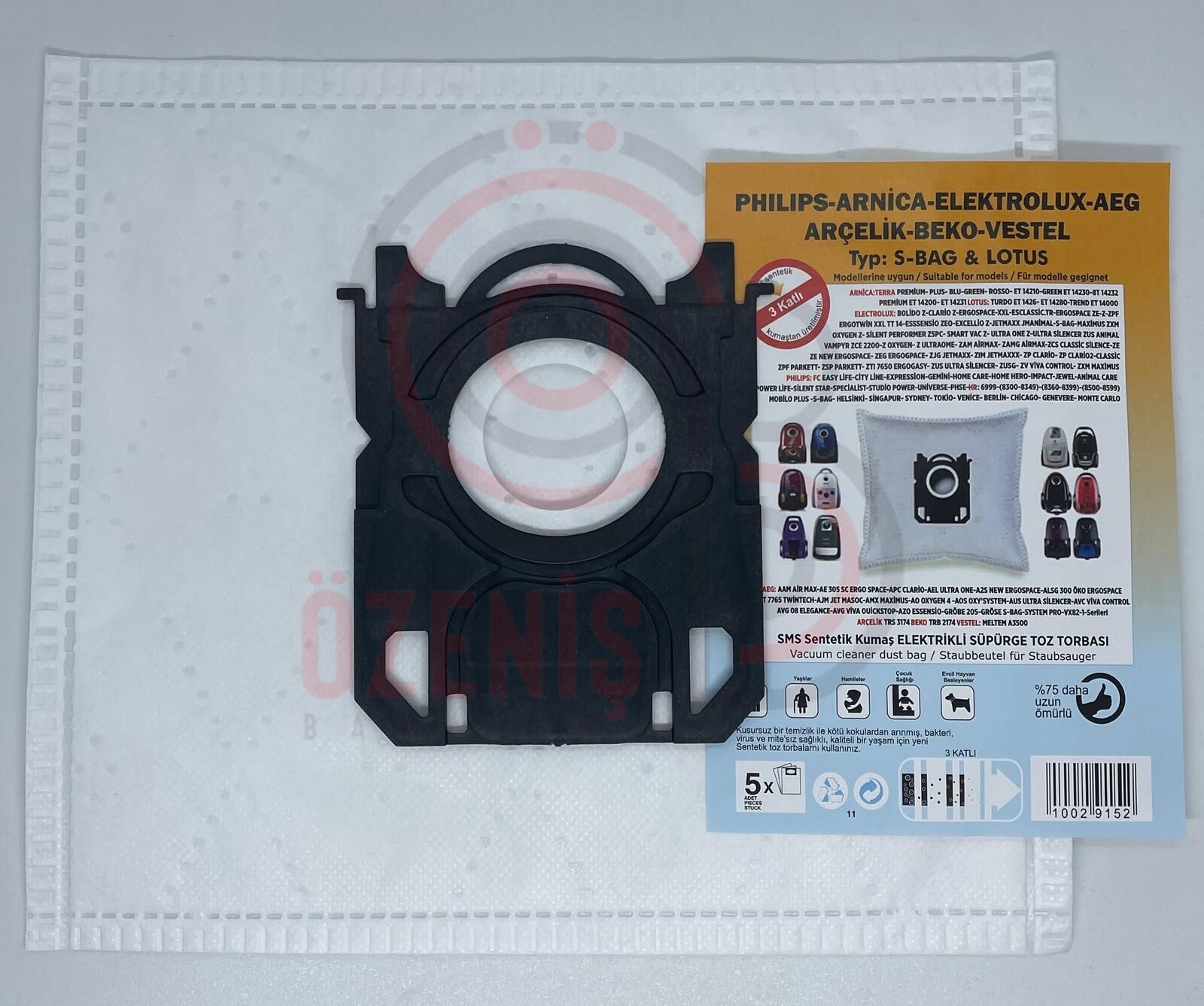 Sms Piyasa S - Bag Elektrolux Arnica Lotus Yeni Model Uyumlu